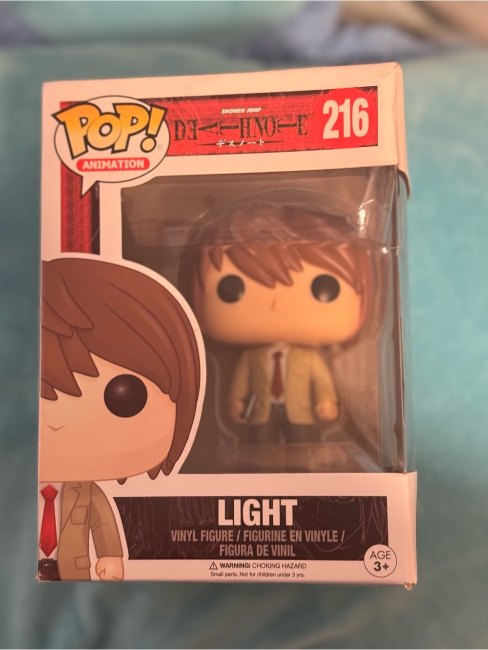 Funko Pop! Animation Light Vinyl Figure - Beige Coat, Brown Hair, Red Tie
